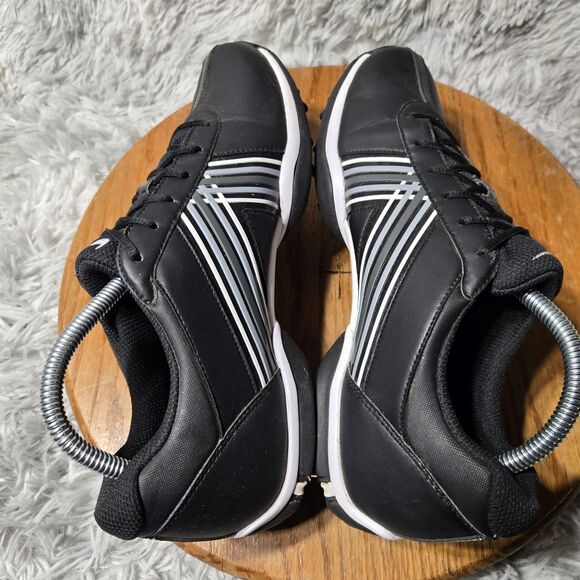Nike Delight Women Size 9.5 Leather Golf Shoe Soft Spike Black Cleat B418355-010 - Picture 5 of 12